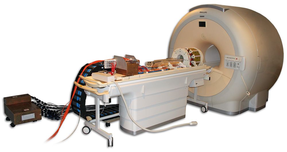 Pre-clinical PET scanner in an MRT